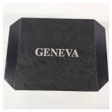 New His And Hers Geneva Watches White Face Silver Band With Box