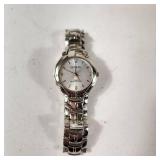 New His And Hers Geneva Watch Set Silver Band White Face With Box