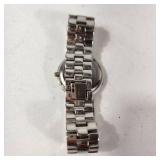 New His And Hers Geneva Watch Set Black Face Silver Band In Box