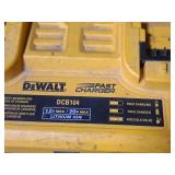 DeWalt® 12V/20V Lithium Ion Fast Charging Station | Charges 4 Batteries at same time DCB104
