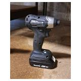 Makita® 1/4" Impact Driver XDT15 with Makita 18V 2Ah Lithium-Ion Battery