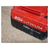 Porter-Cable® 20V Max 90Wh 4.0Ah Max Pack Li-Ion Cordless Tool Battery PCC685L (Black/Red)
