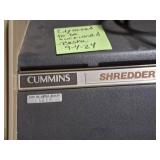 Cummins Shredder with Rolling Stand