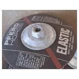 Lot of (5) Pferd Horse Elastic (Steel/Stainless) 7"x1/4"x7/16" Grinding Discs (New)