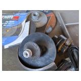 Assorted Grinding and Cut-Off Tool Accessories - Grinding Wheels, Handles, Power Cords