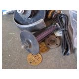 Assorted Grinding and Cut-Off Tool Accessories - Grinding Wheels, Handles, Power Cords