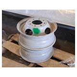 Lot of (2) 8-Lug Semi Rims