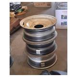 Lot of (3) 8-Lug Rims