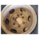 6-Lug Rim with 10.00R20 Tire