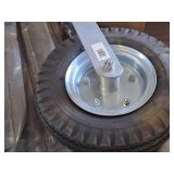 12" Caster Wheel with 4.10/3.50-6 Rubber Air-Filled Tire