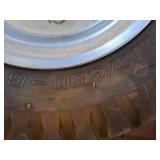 12" Caster Wheel with 4.10/3.50-6 Rubber Air-Filled Tire