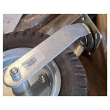 12" Caster Wheel with 4.10/3.50-6 Rubber Air-Filled Tire