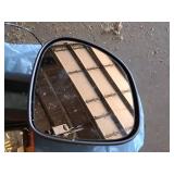 Passenger (Right) Side Mirror Assembly with Hot Spot Mirror Black Finish (New)