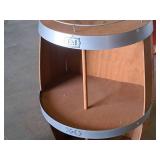 E&J logo Wine Barrel Cabinet 2-tier