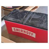 Smirnoff logo Cooler Cart