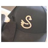 Swan Knit Cap and 4 Hands Brewing T-Shirt X-Large (black)