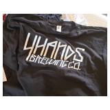 Swan Knit Cap and 4 Hands Brewing T-Shirt X-Large (black)