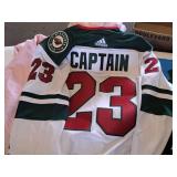 Minnesota Wild Hockey Jersey - Captain #23 Size 52
