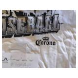 Lot of (2) Twins Baseball | Corona logo Size Large Short Sleeve Shirts