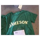 Lot of (2) Jameson logo Size Small Short Sleeve Shirts