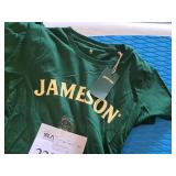 Lot of (2) Jameson logo Size Medium Short Sleeve Shirts