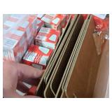 Lot of (1 Bin) Swingline Rubber Finger Tips, Mini Clipboards, Key Chains