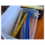Lot of (1 Bin) Rulers (assorted)