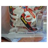 Lot of (1 Bin) Scotch Brand Transparent Tape Dispensers