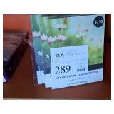 Shelf Lot - Photo Frame / Display Stands 8"x10" (x6), Avery Name Badge Insert Refills, 2x4 Labels, Avery Pin Style Name Badges