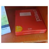 Shelf Lot - Photo Frame / Display Stands 8"x10" (x6), Avery Name Badge Insert Refills, 2x4 Labels, Avery Pin Style Name Badges