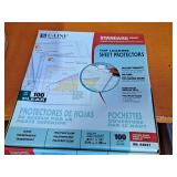Lot of (1 Case) C-Line Sheet Protectors | Top Loading | Standard Weight 8-1/2"x11" 62027