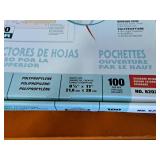 Lot of (1 Case) C-Line Sheet Protectors | Top Loading | Standard Weight 8-1/2"x11" 62027