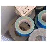 Lot of (1 Bin) Rolls of Duct Tape | Assorted