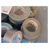 Lot of (1 Bin) Rolls of Duct Tape | Assorted