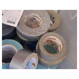 Lot of (1 Bin) Rolls of Duct Tape | Assorted