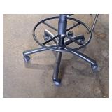 Rolling Office Arm Chair | Adjustable | Vented Back