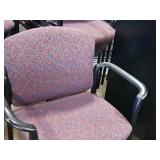 Lot of (5) Office Arm Chairs | Stackable