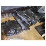 Lot of (4) 2022 Ford Explorer Spare Tire and Jack Holder Insert