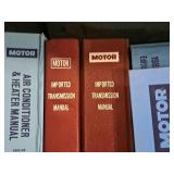 Lot of  Motor Assorted Auto Shop Manuals - AC & Heater, Imported Transmission - Various Editions