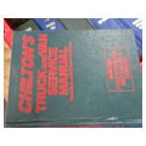 Lot of  Assorted Auto Shop Manuals - Chilton Truck & Van, Motor Truck Engine Tune-up, Chilton Diesel Engine, Motor Heavy Truck Repair, Motor Auto Engine Tune-Up and more