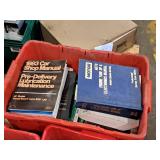 Lot of  Assorted Auto Shop Manuals - 1983 Ford Pre-Delivery Lube, Motor Engine Tune-Up, 1990 Truck F Series/Bronco, 1992 F-Series and more