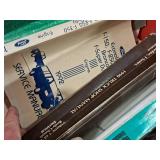 Lot of  Assorted Auto Shop Manuals - 1983 Ford Pre-Delivery Lube, Motor Engine Tune-Up, 1990 Truck F Series/Bronco, 1992 F-Series and more