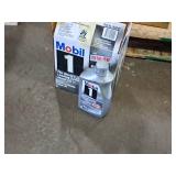 Lot of (6) Mobil One SAE 15W-50 Motor Oil Quart Plastic Bottles