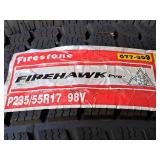 Lot of (4) Firestone P235/55R17 98V Tires 077-359 (New)