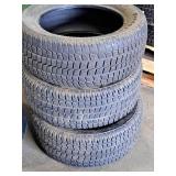 Firestone Firehawk P235/55R17 98V M+S (3) Tires and (2) Rims