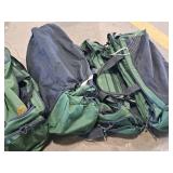 Lot of (4) Dufflebags 24"x12"x12" (Green)