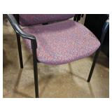 Lot of (5) Office Arm Chairs | Stackable