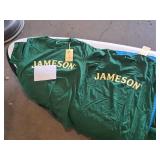 Lot of (2) Jameson logo Size Large Short Sleeve Shirts