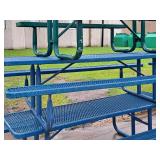 Picnic Table 96"x62"x29" (Blue)
