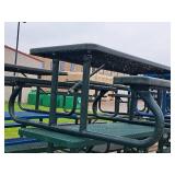 Picnic Table 70"x62"x29" (Green)
